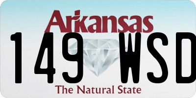AR license plate 149WSD