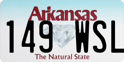AR license plate 149WSL
