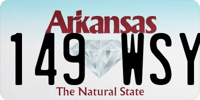 AR license plate 149WSY