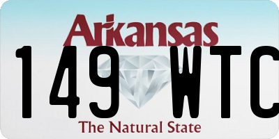 AR license plate 149WTC