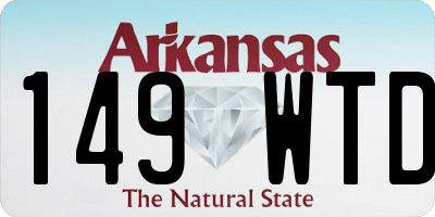 AR license plate 149WTD