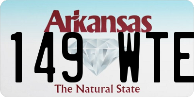 AR license plate 149WTE