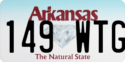 AR license plate 149WTG