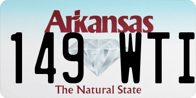 AR license plate 149WTI