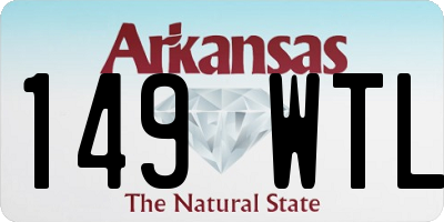 AR license plate 149WTL