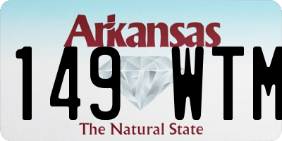 AR license plate 149WTM