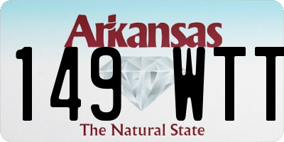 AR license plate 149WTT