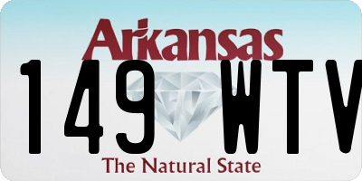 AR license plate 149WTV