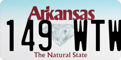 AR license plate 149WTW