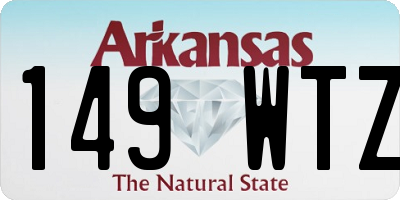 AR license plate 149WTZ