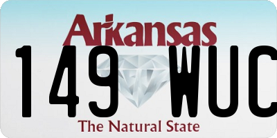AR license plate 149WUC