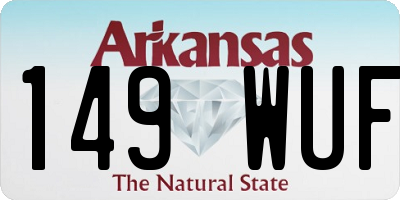 AR license plate 149WUF