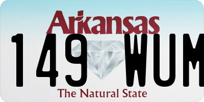 AR license plate 149WUM