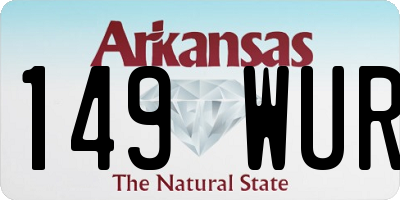 AR license plate 149WUR