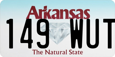 AR license plate 149WUT