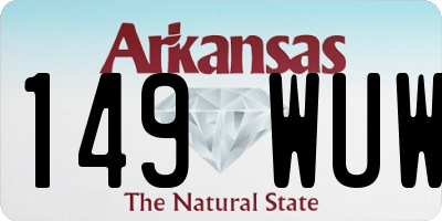 AR license plate 149WUW