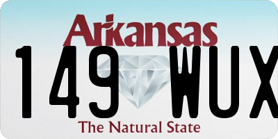 AR license plate 149WUX