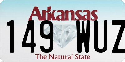 AR license plate 149WUZ