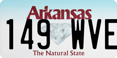 AR license plate 149WVE