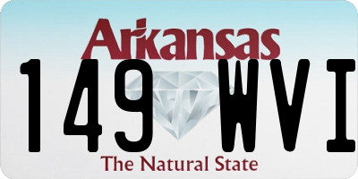 AR license plate 149WVI