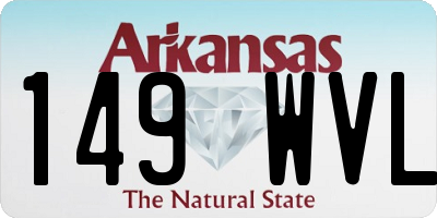 AR license plate 149WVL