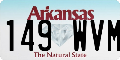 AR license plate 149WVM