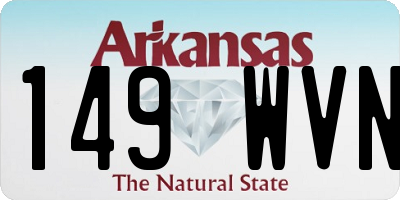 AR license plate 149WVN