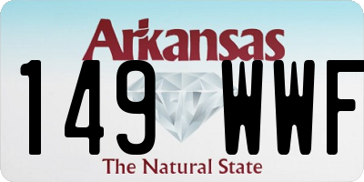 AR license plate 149WWF