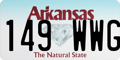 AR license plate 149WWG