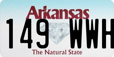 AR license plate 149WWH