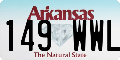 AR license plate 149WWL