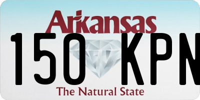 AR license plate 150KPN