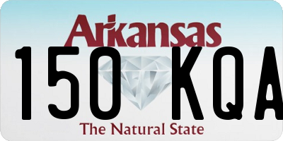 AR license plate 150KQA