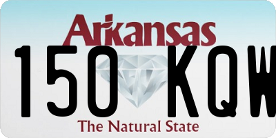 AR license plate 150KQW