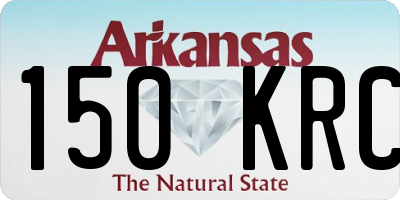 AR license plate 150KRC
