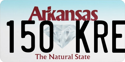 AR license plate 150KRE