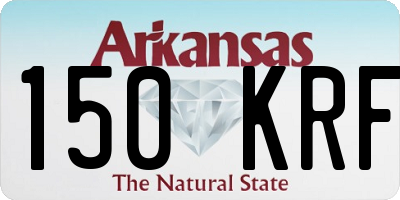 AR license plate 150KRF