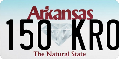 AR license plate 150KRO