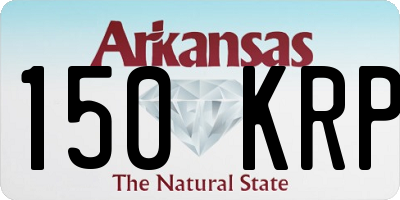AR license plate 150KRP