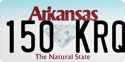 AR license plate 150KRQ