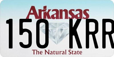 AR license plate 150KRR