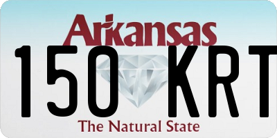 AR license plate 150KRT