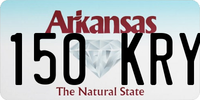 AR license plate 150KRY