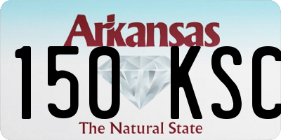 AR license plate 150KSC