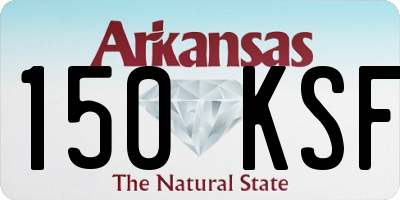 AR license plate 150KSF