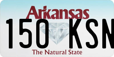 AR license plate 150KSN