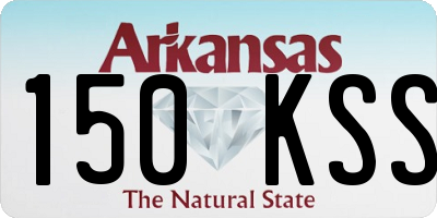 AR license plate 150KSS
