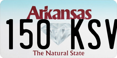 AR license plate 150KSV