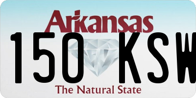 AR license plate 150KSW
