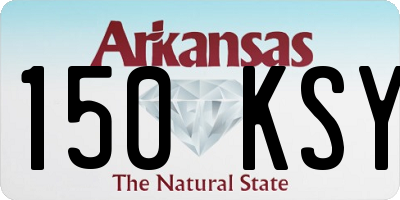 AR license plate 150KSY
